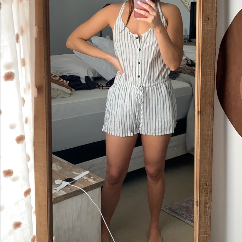 Stripped romper